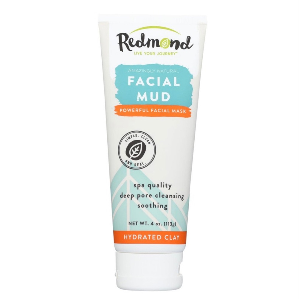 Redmond - Natural Facial Mud Mask - Hydrated Clay - 4 oz (113 Grams)